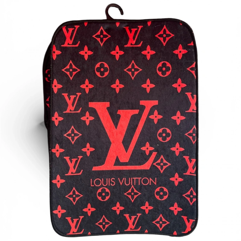 LV Dekor Paspas (Siyah-Kırmızı)