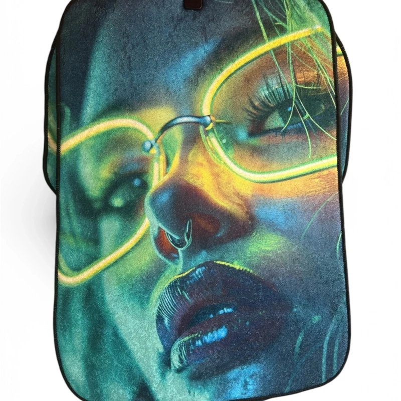 Neon Kadın Dekor Paspas