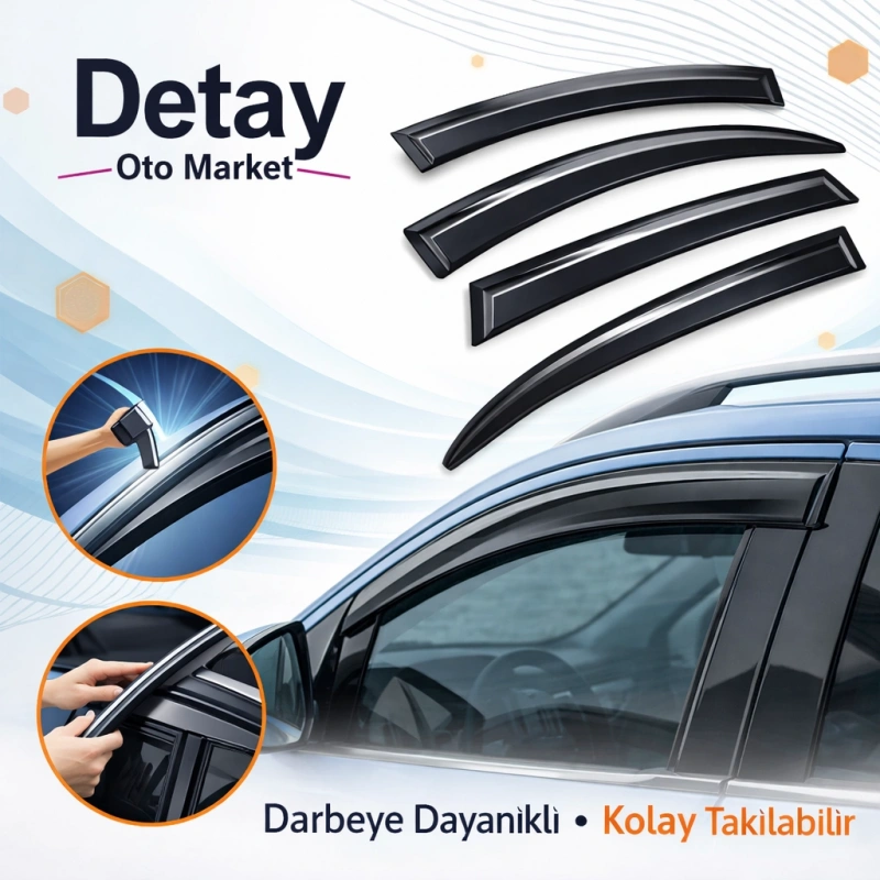 Sunplex Cam Rüzgarlığı Peugeot Partner 2002-2007 2li