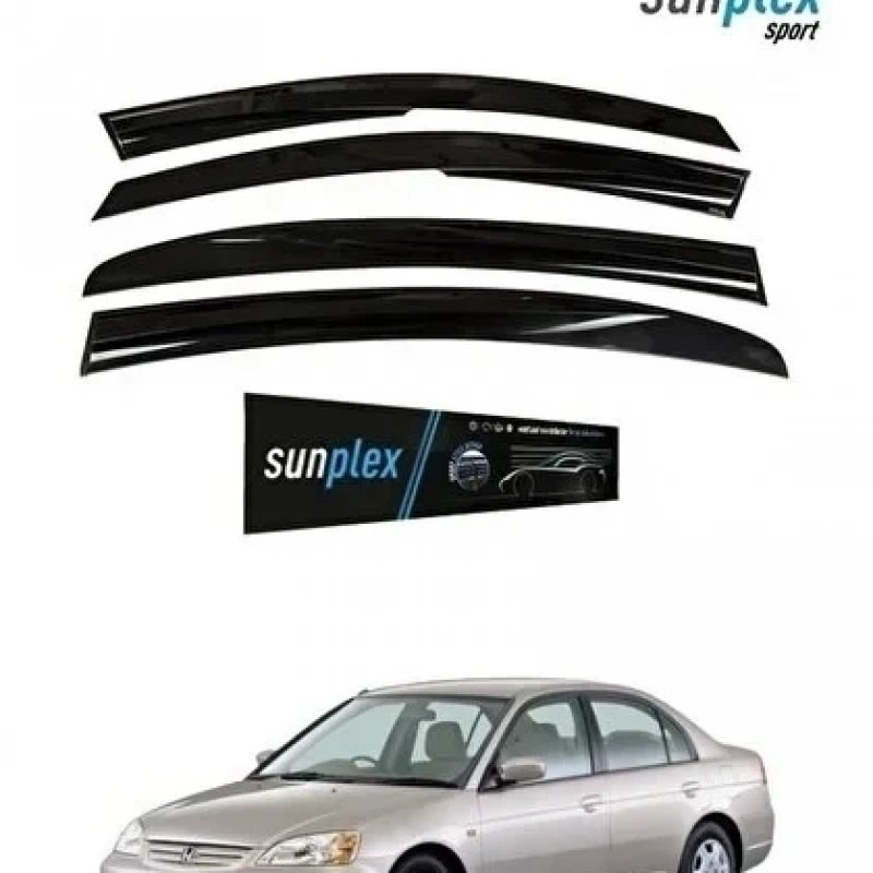 Sunplex Cam Rüzgarlığı Honda Cıvıc 2001-2006 4lü