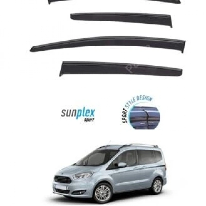 Sunplex Cam Rüzgarlığı Ford Courier 2024 Ve Sonrası 4lü