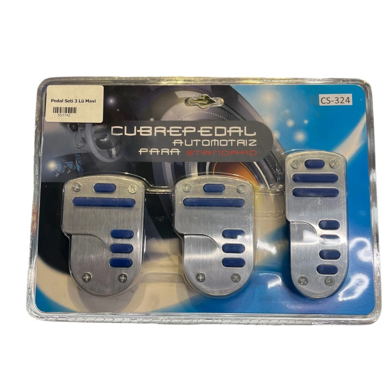 Pedal Seti 3 Lü Mavi