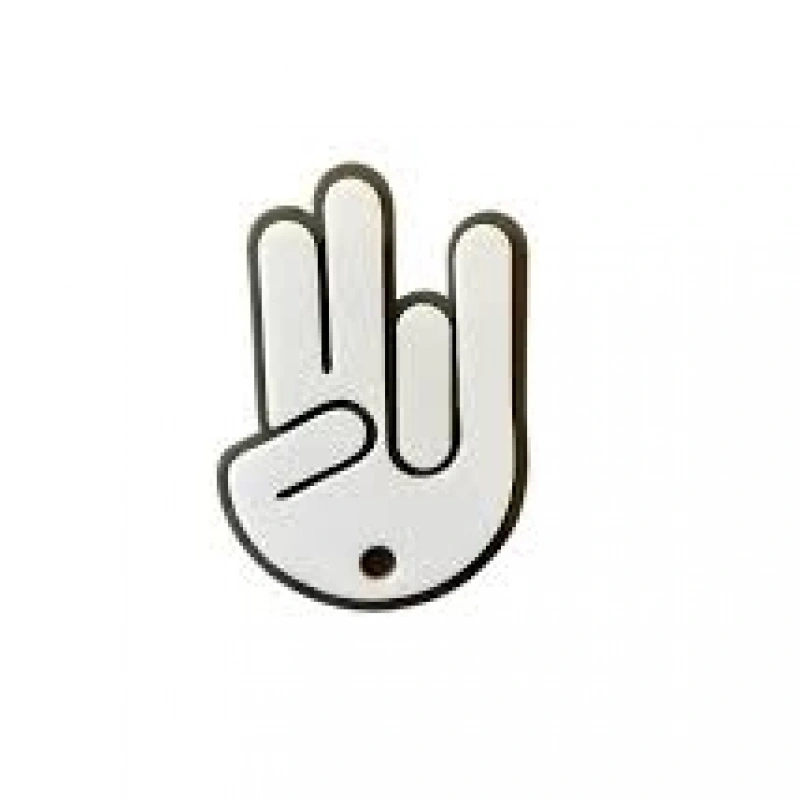 Silecek El Sallayan Süs Küçük Beyaz 2li