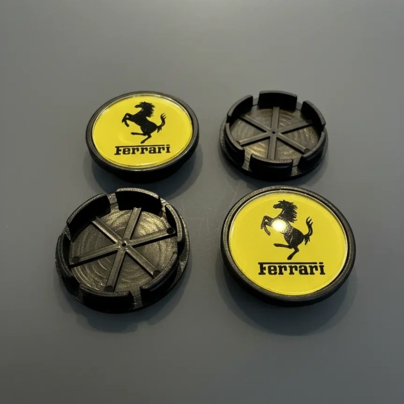 Jant Göbeği Kapağı Ferrari Sarı 4’lü
