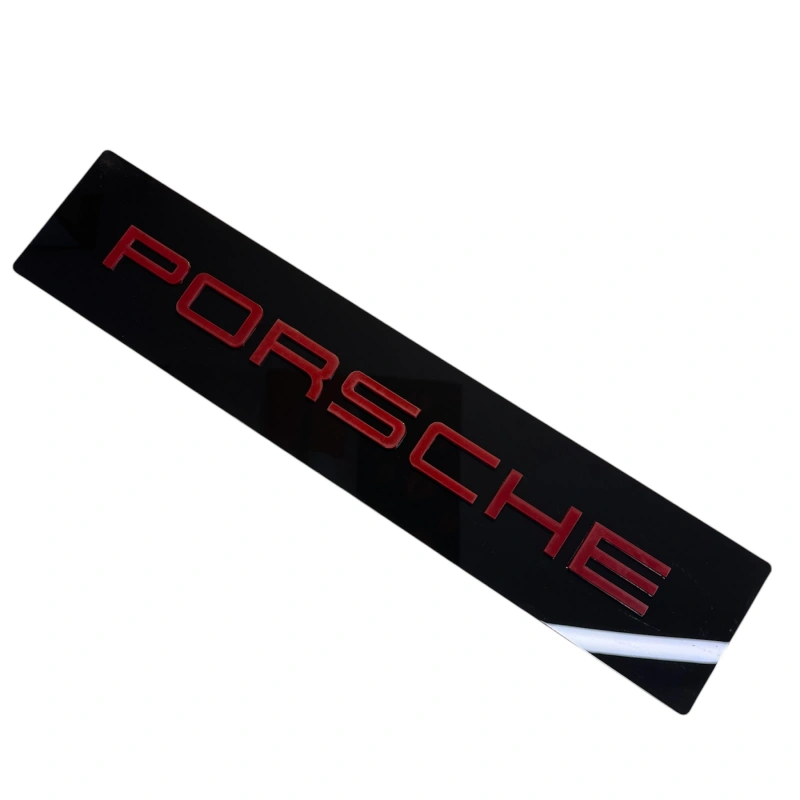 Porsche Dekor Plaka