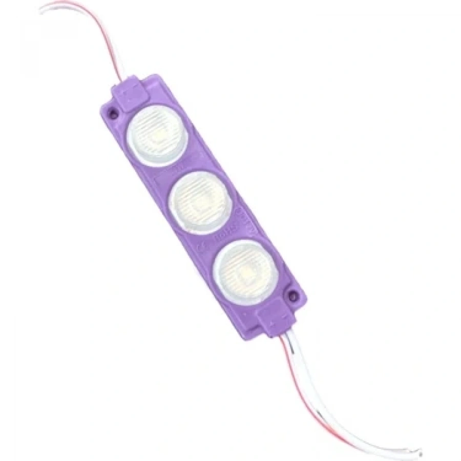 Led Parmak 3lü Mor