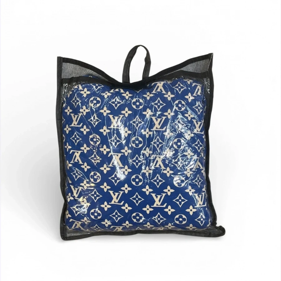 LV Desenli Koltuk Kılıfı (Mavi)