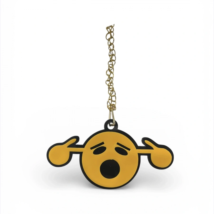 Kulak Tıkayan Emoji Ayna Süsü