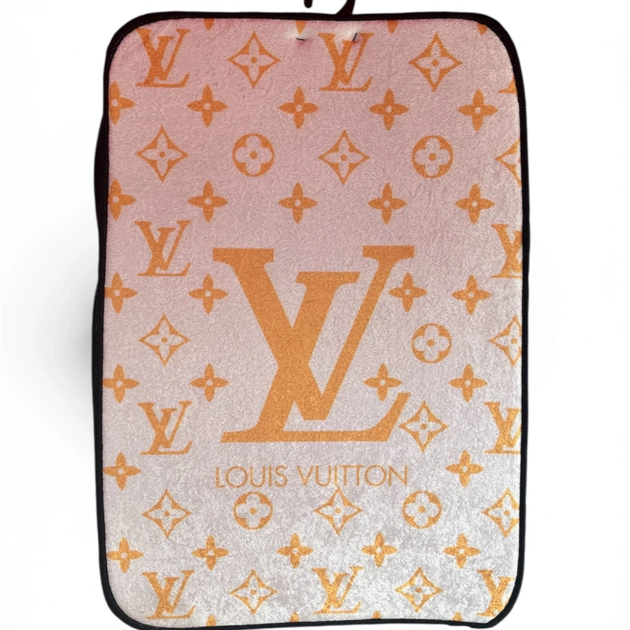 LV Dekor Paspas (Altın-Beyaz)