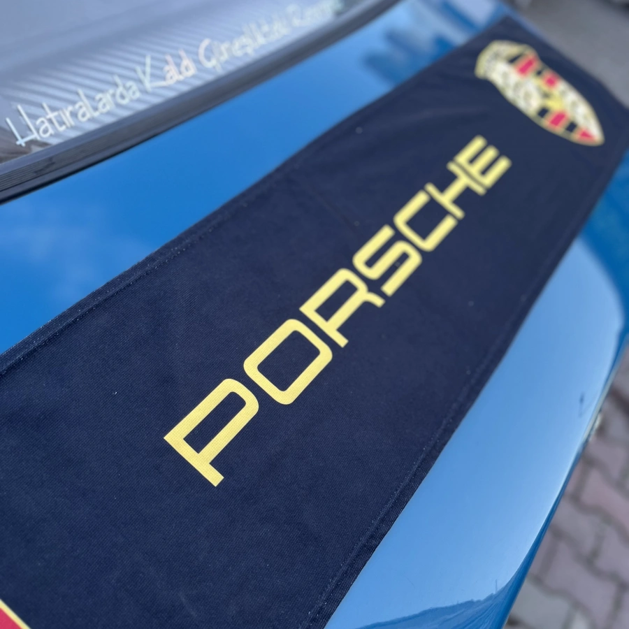 Havlu Porsche Siyah Küçük