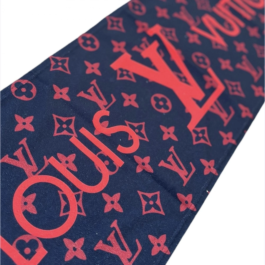 Havlu Louıs Siyah-kırmızı Küçük