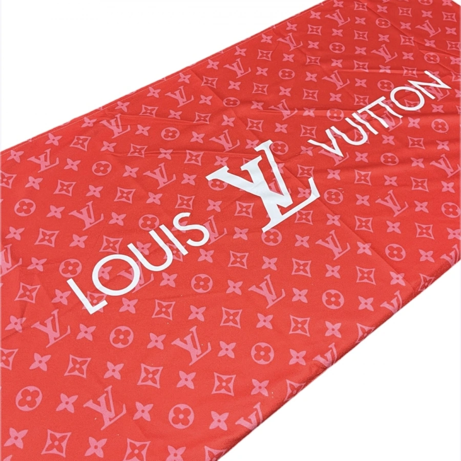 Havlu Louıs Kırmızı-beyaz Büyük