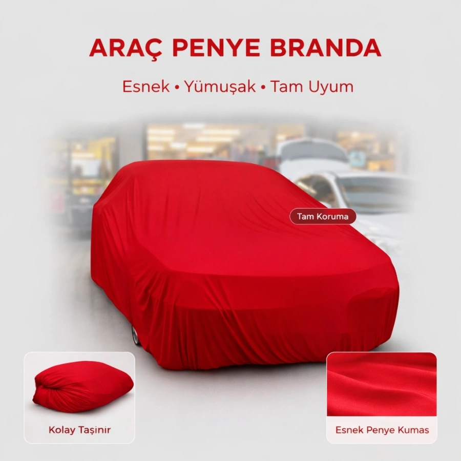 Penye Branda Kırmızı