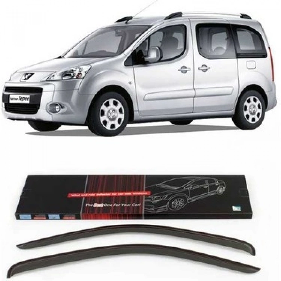 Sunplex Cam Rüzgarlığı Peugeot Partner Tepee 2008-2017 2li