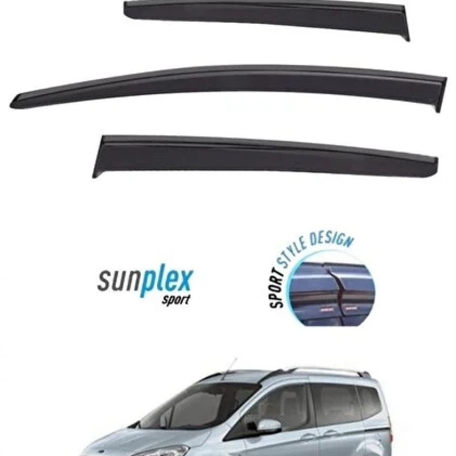 Sunplex Cam Rüzgarlığı Ford Courier 2014 Ve Sonrası 4lü