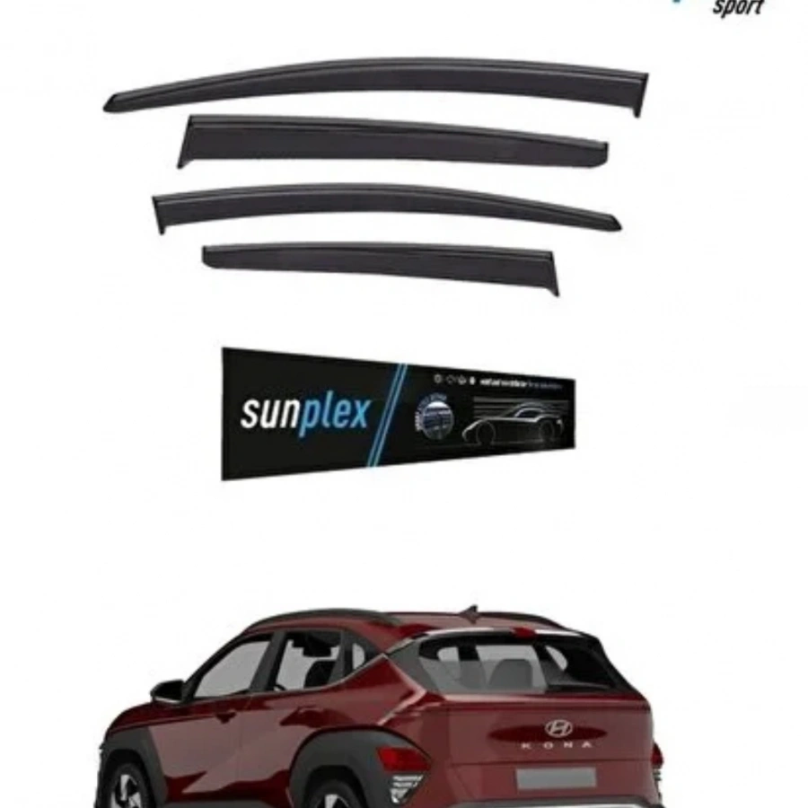 Sunplex Cam Rüzgarlığı Hyundai Kona 2018-2024 4lü