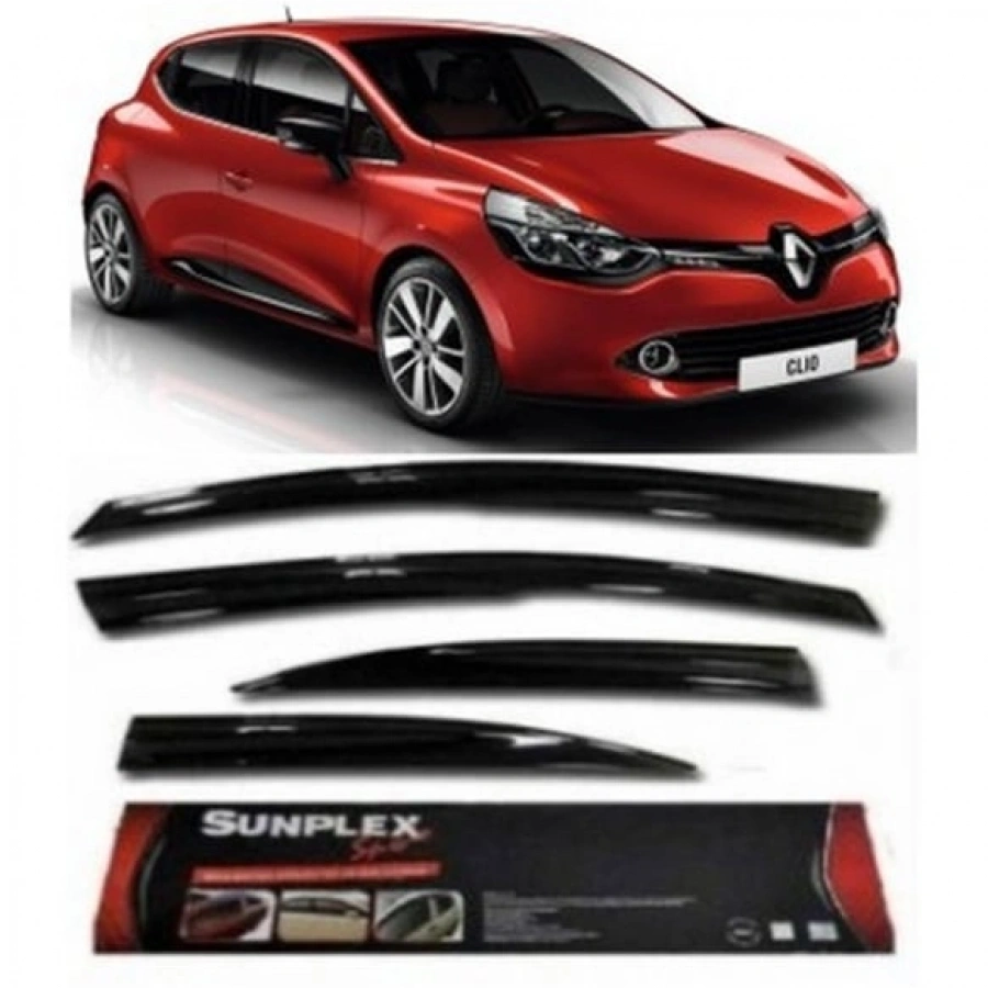 Sunplex Cam Rüzgarlığı Renault Clio 4 2012-2019 4lü