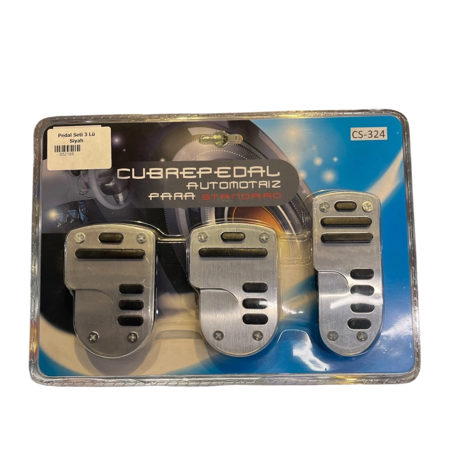 Pedal Seti 3 Lü Siyah
