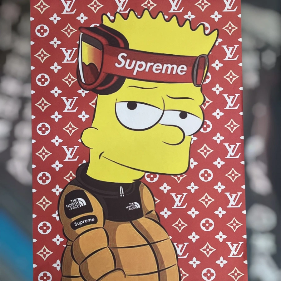 Dekor Kağıt Supreme Kırmızı 50X70 Büyük Boy