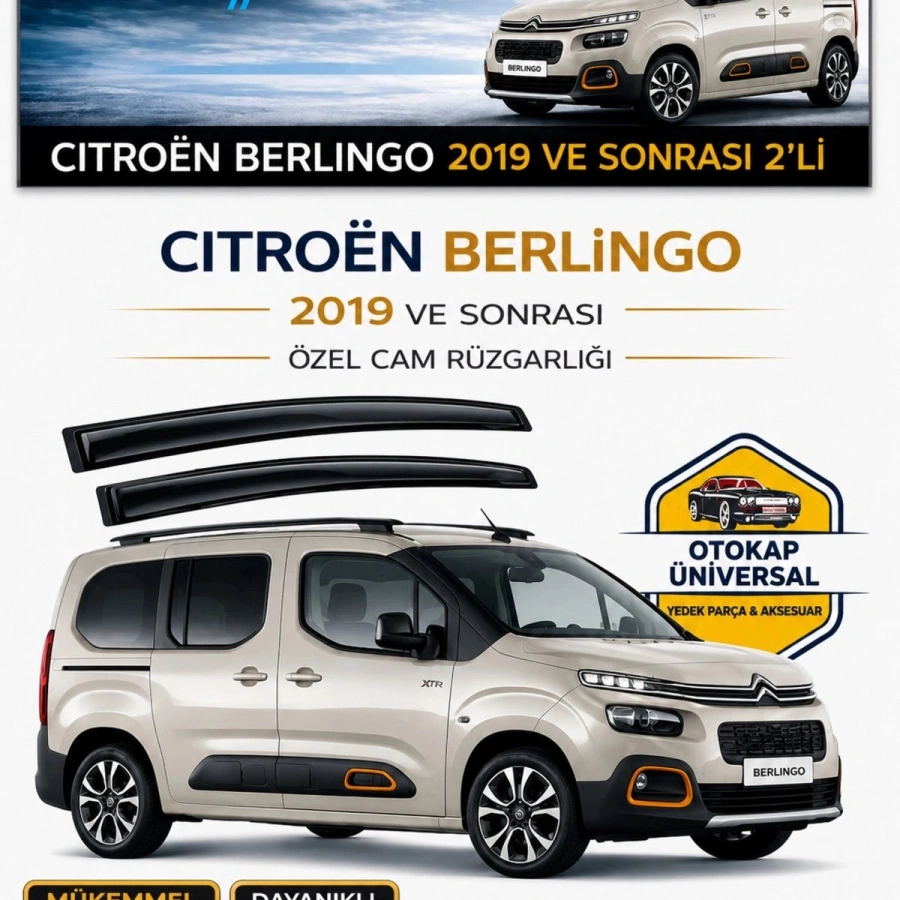 Sunplex Cam Rüzgarlığı Cıtroen Berlingo 2018 Ve Sonrası