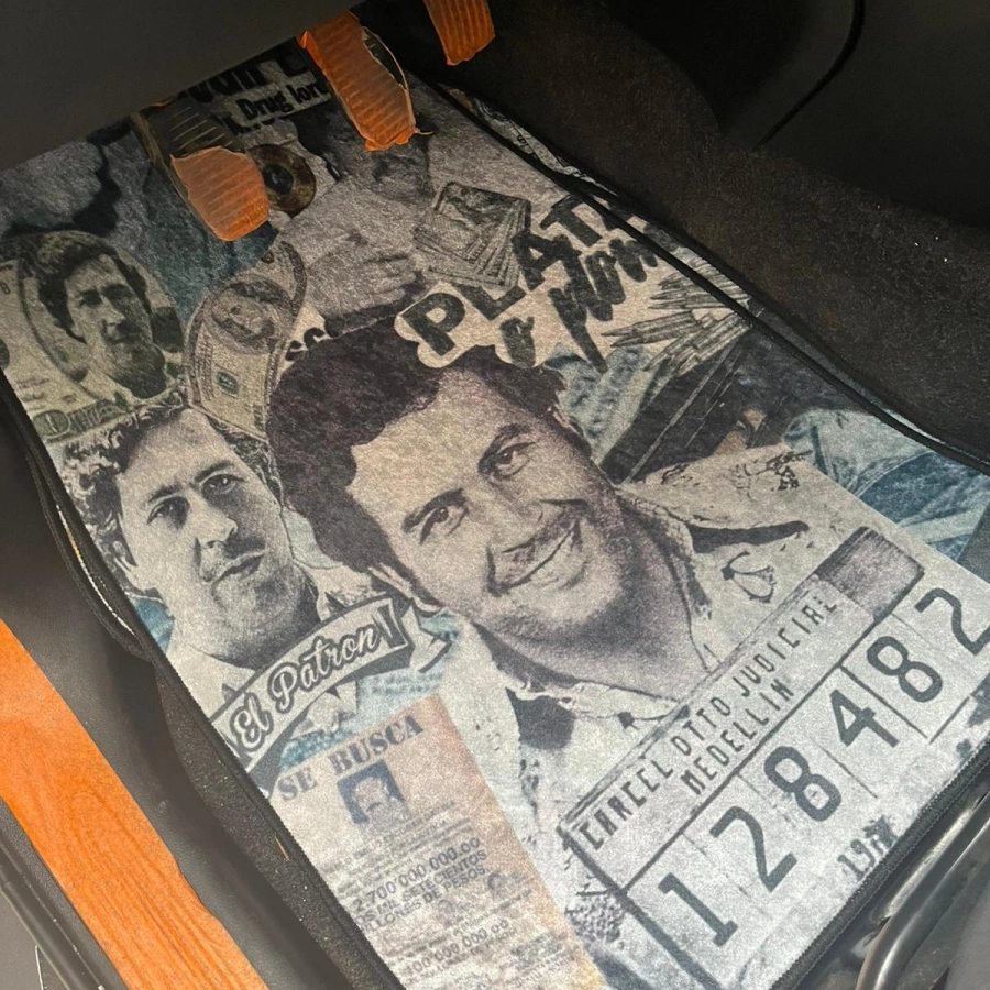 Escobar Dekor Halı Paspas 4lü
