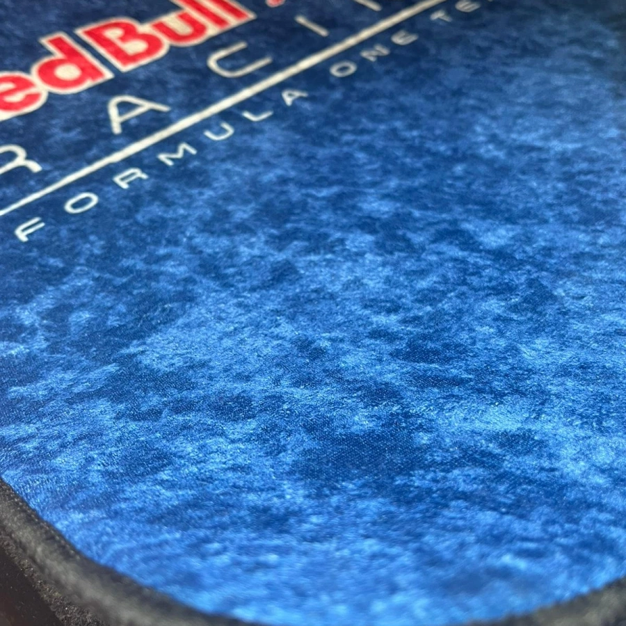 Redbull Mavi Dekor Halı Paspas 4lü