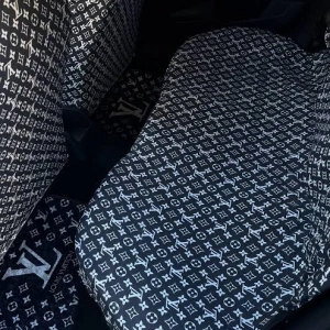 LV Desenli Koltuk Kılıfı (Mavi)