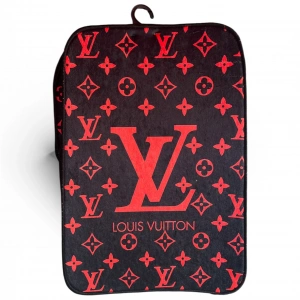 LV Dekor Paspas (Siyah-Kırmızı)