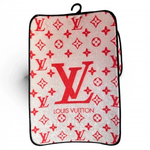 LV Dekor Paspas (Beyaz-Kırmızı)