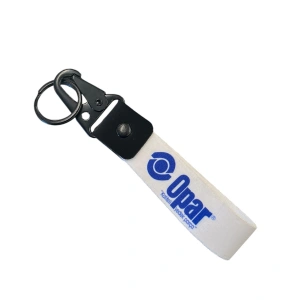 Anahtarlık Bez Opar Beyaz