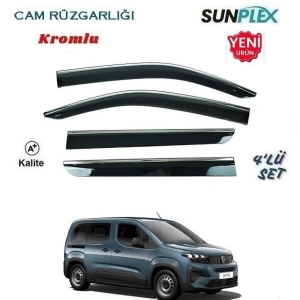 Sunplex Cam Rüzgarlığı Kromlu Peugeot Rifter 2018 Ve Sonrası