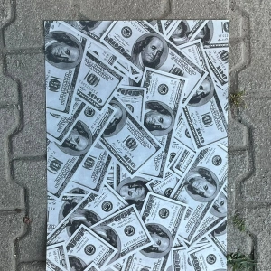 Dekor Kağıt Dolar 35x50 (Küçük Boy)