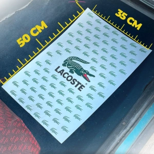 Dekor Kağıt Lacoste Beyaz 35x50 Küçük Boy