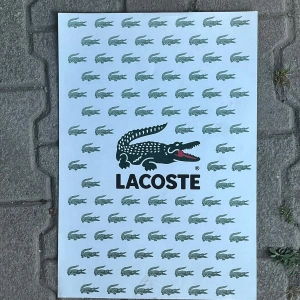 Dekor Kağıt Lacoste Beyaz 35x50 Küçük Boy