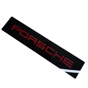 Porsche Dekor Plaka