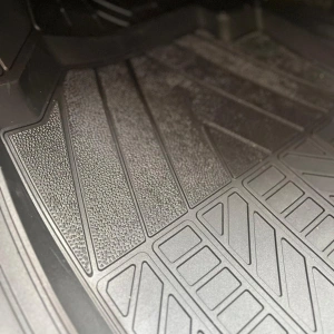 3D Havuzlu Paspas 5 Parça (Siyah)