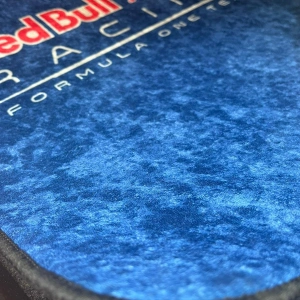 Redbull Mavi Dekor Halı Paspas 4lü