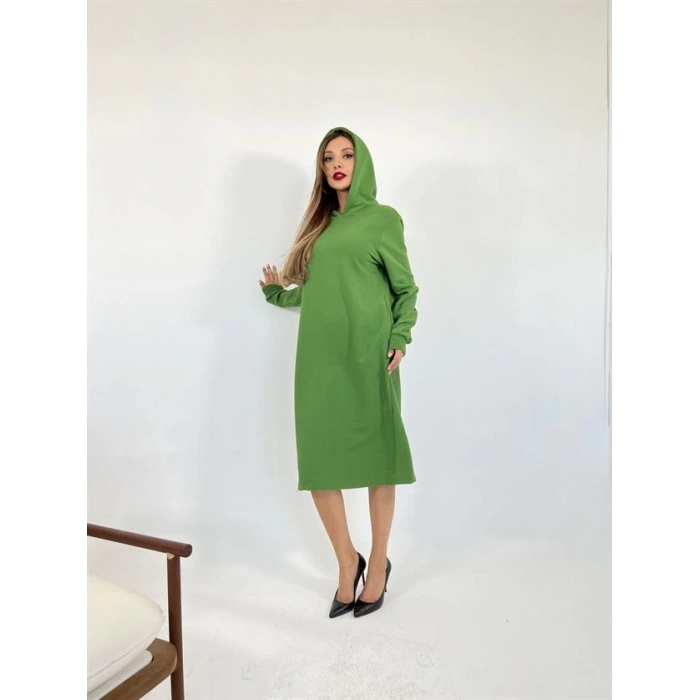 5574 UZUN SWEAT-YEŞİL