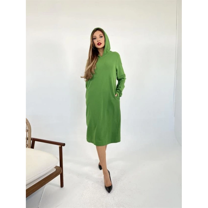 5574 UZUN SWEAT-YEŞİL