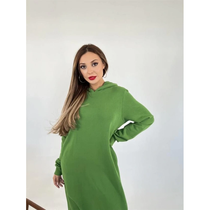 5574 UZUN SWEAT-YEŞİL