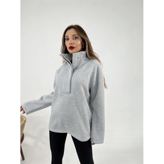 6616 SWEAT-GRİ MELANJ