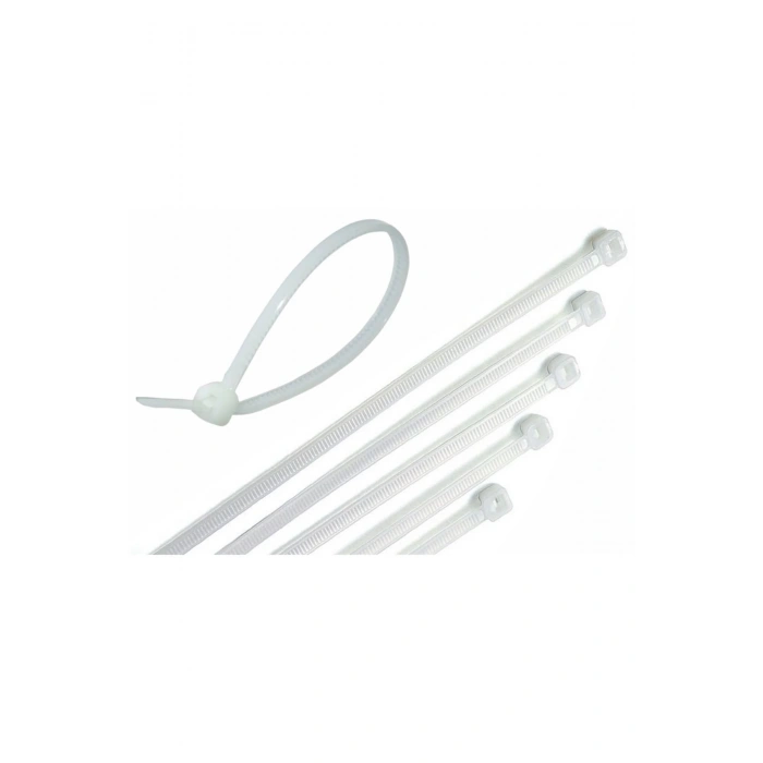 CMC 4,8X400 mm BEYAZ PLASTİK CIRT KELEPÇE 100 ADET