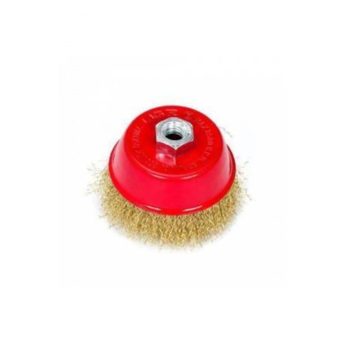 Professional Saçaklı Çanak Fırça Pas Kir Temizleme 75 Mm