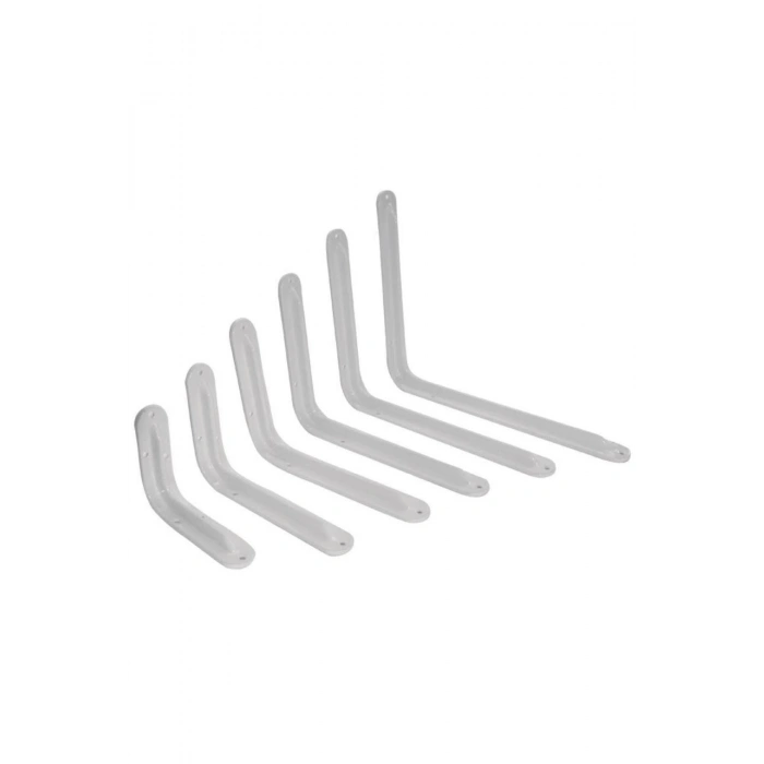 Lüks Raf Altı Beyaz 6x8 4 Adet (120X190 MM) Vida Takımları Içinde