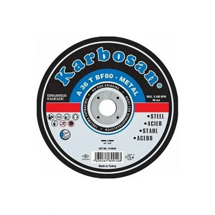 Metal Kesici Disk 230x3,0x22,23