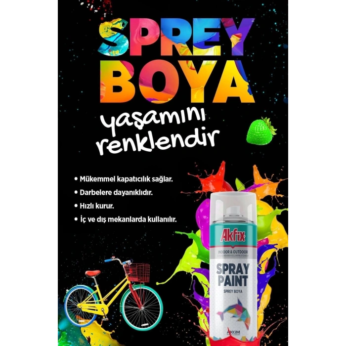 Sprey Boya Mat Beyaz 400ml / 300gr (RAL9003)