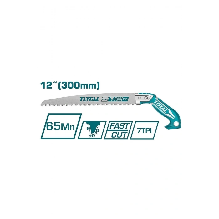 Budama Testeresi 300 Mm Bağ Dal El Testeresi Plastik Saplı Tht51130026