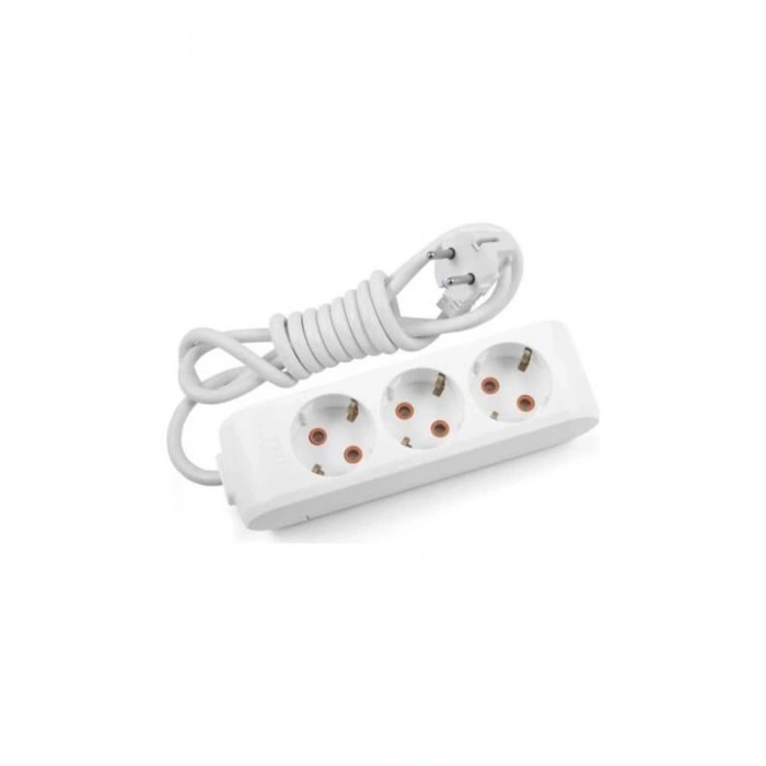 Adipa Nx Viko Multi-let Kablolu Grup Priz 3 Lü 2 Metre