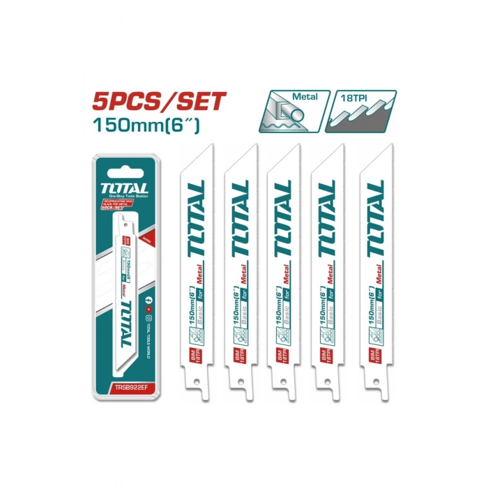 TRSB922EF Panter Testere Bıçağı Metal İçin 150mm 5li Paket NMS HIRDAVAT