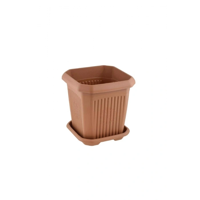 Antik Kare Saksı 2 No